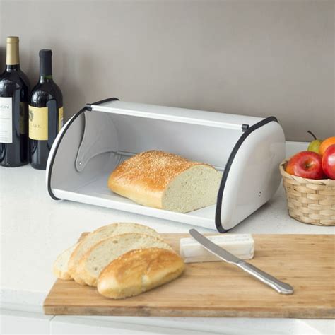 2 tier metal bread box|white 2 tier bread bin.